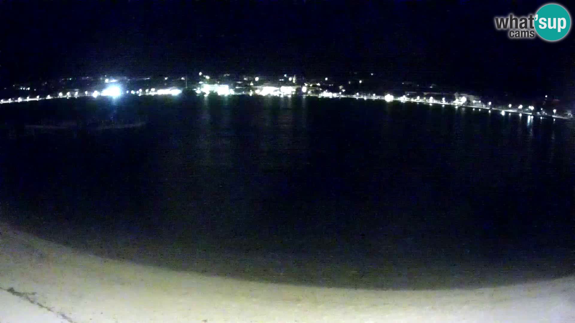 Novalja webcam – spiaggia cittadina