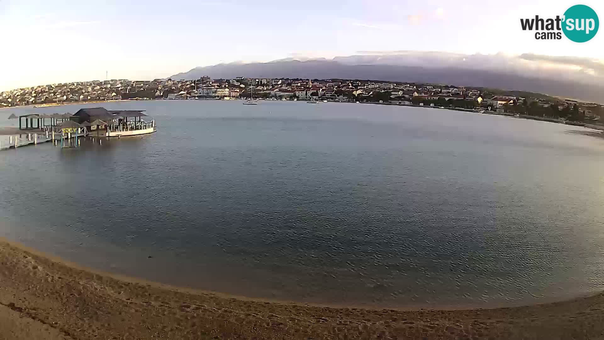 Live webcam Novalja – The Town beach