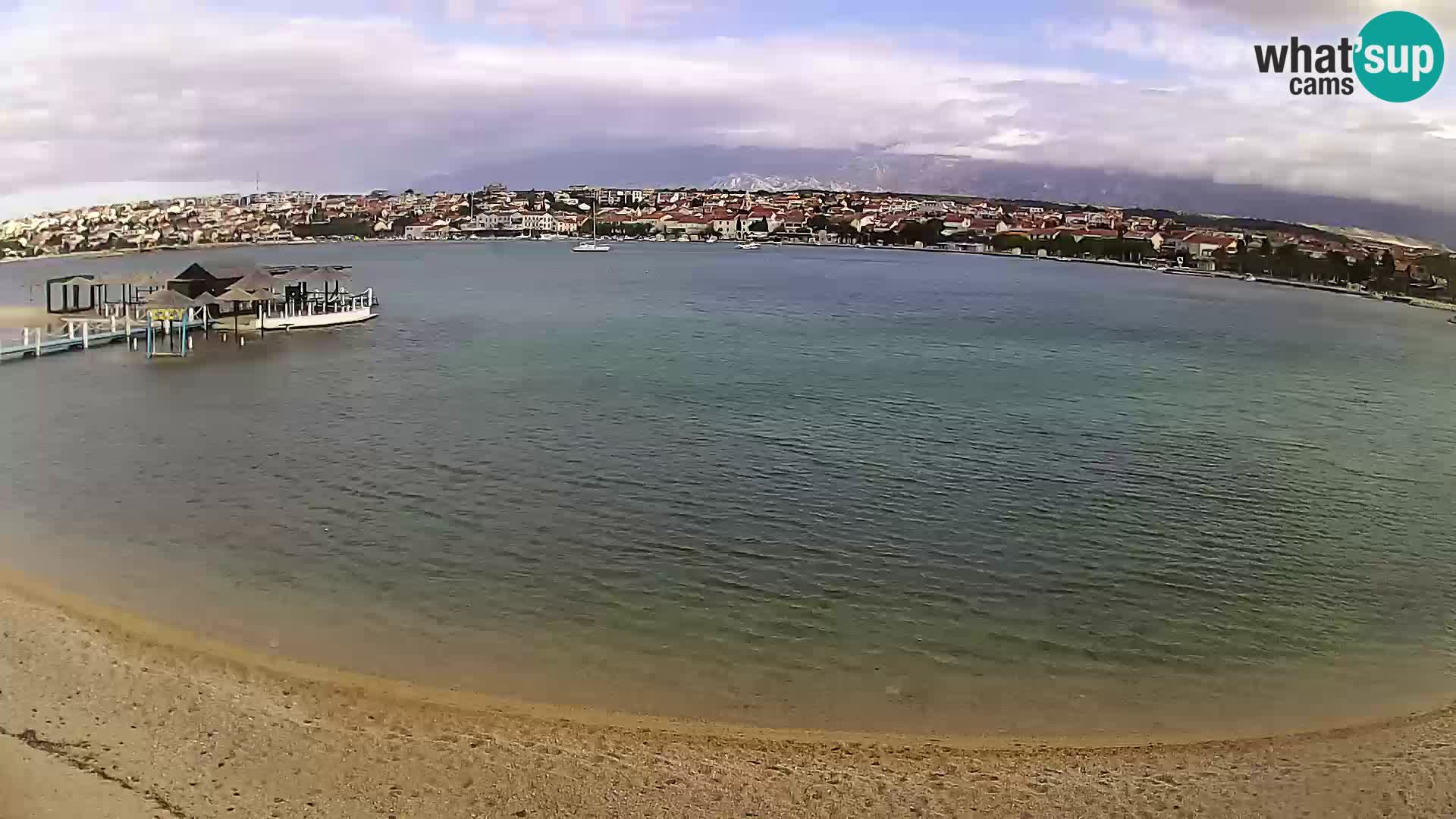 Novalja Kamera v živo – mestna plaža