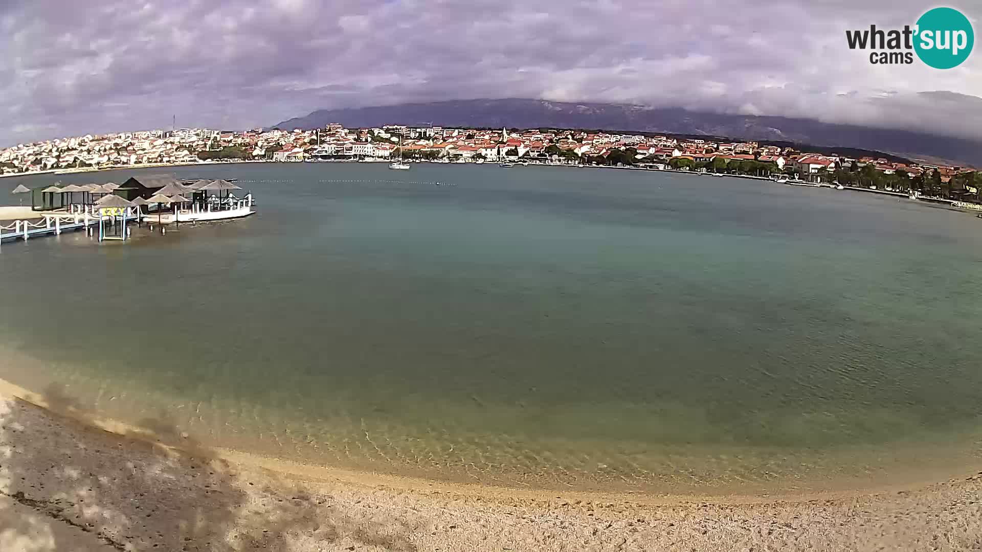 Novalja Kamera v živo – mestna plaža