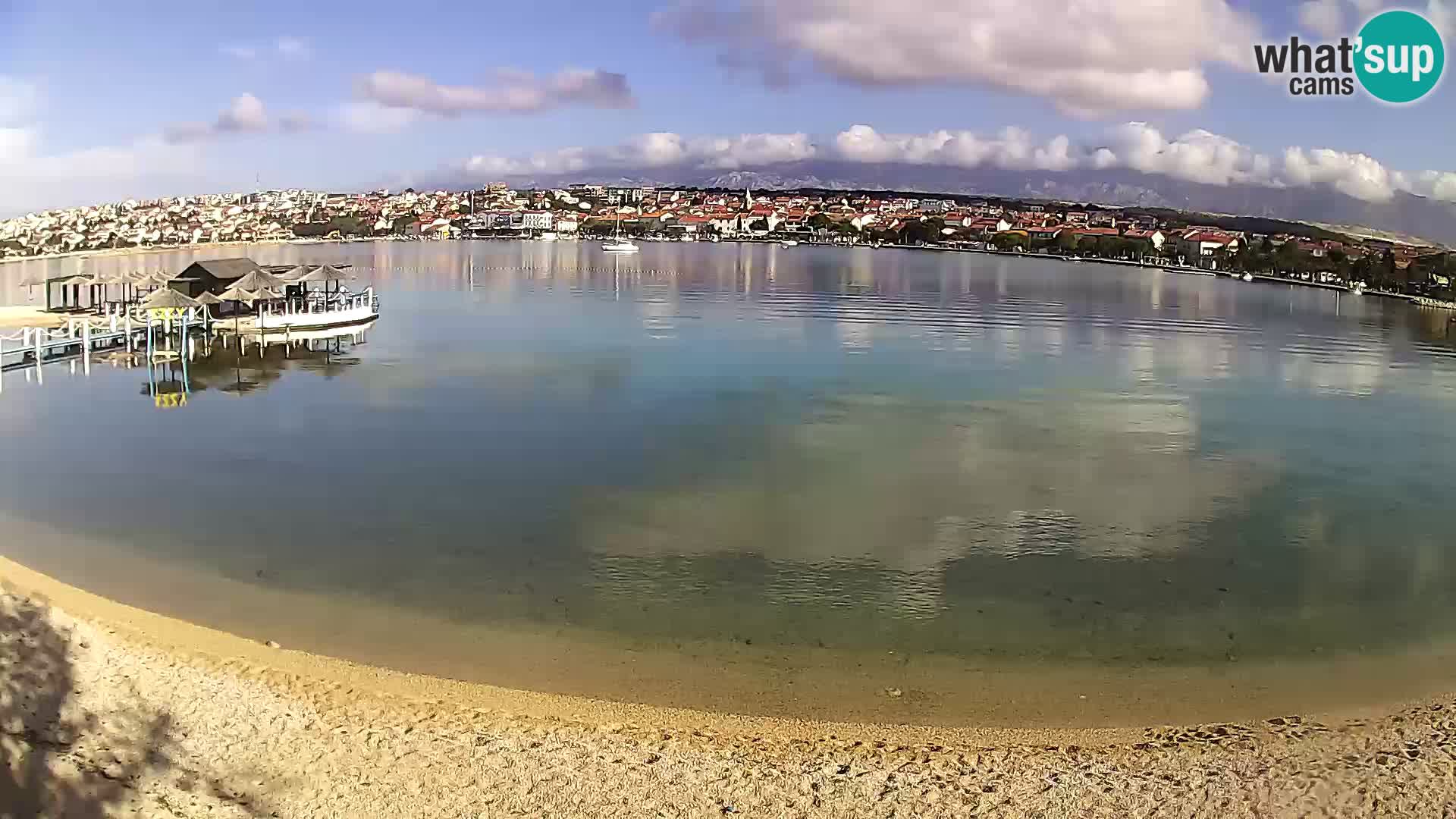 Novalja webcam – spiaggia cittadina