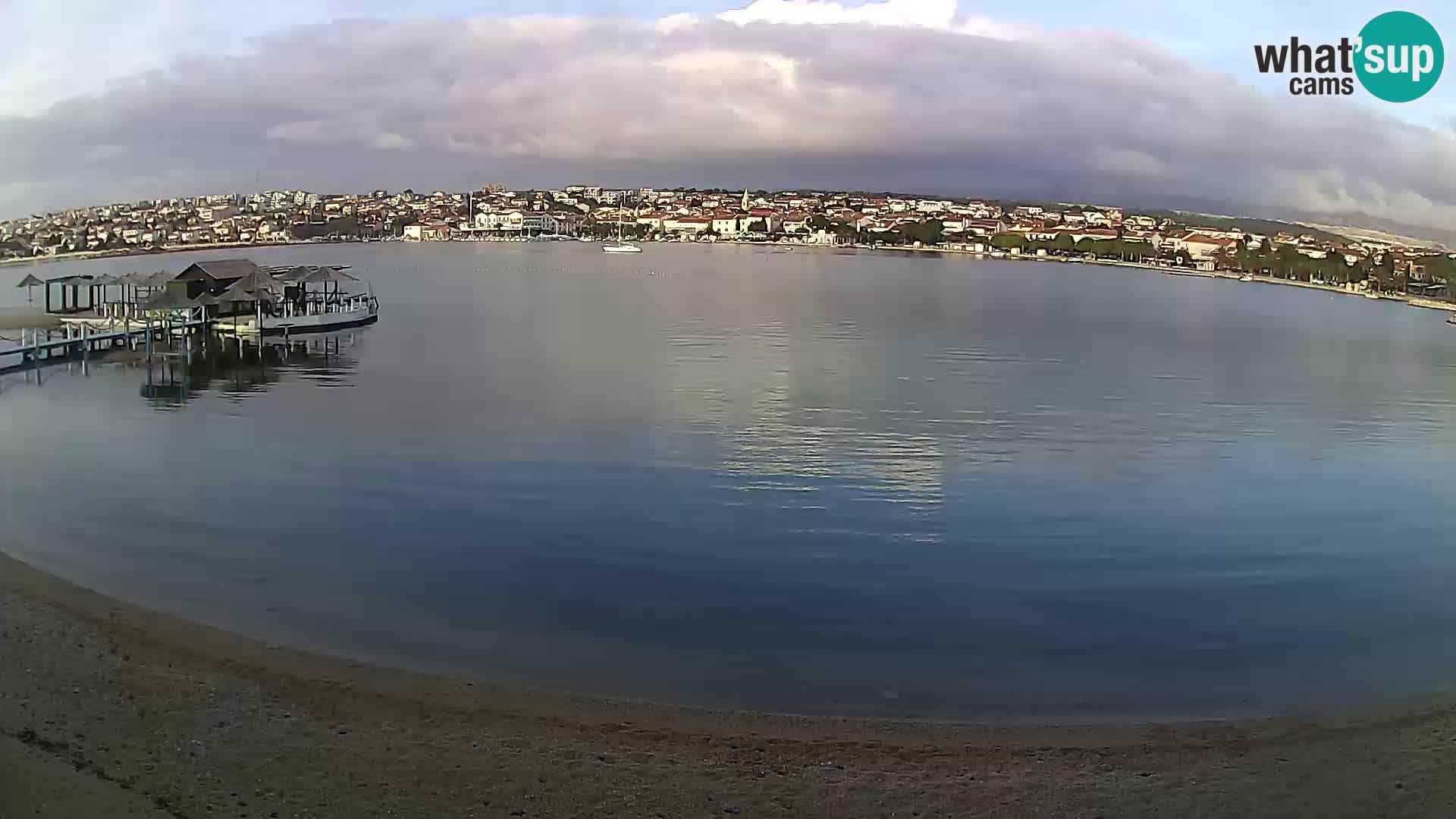 Novalja Kamera u živo – gradska plaža
