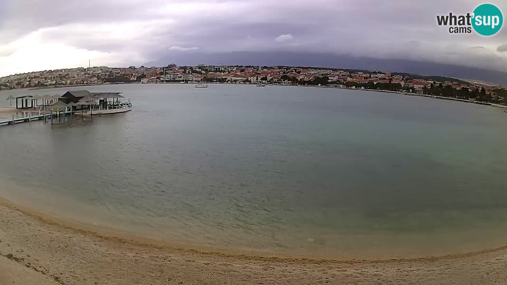 Novalja Kamera v živo – mestna plaža