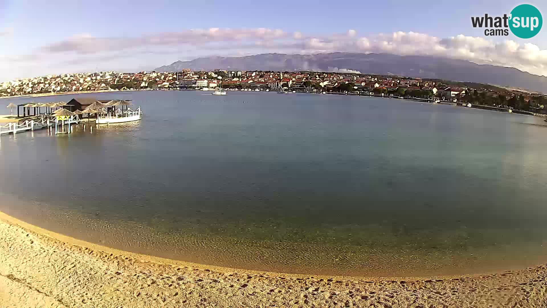 Live webcam Novalja – The Town beach