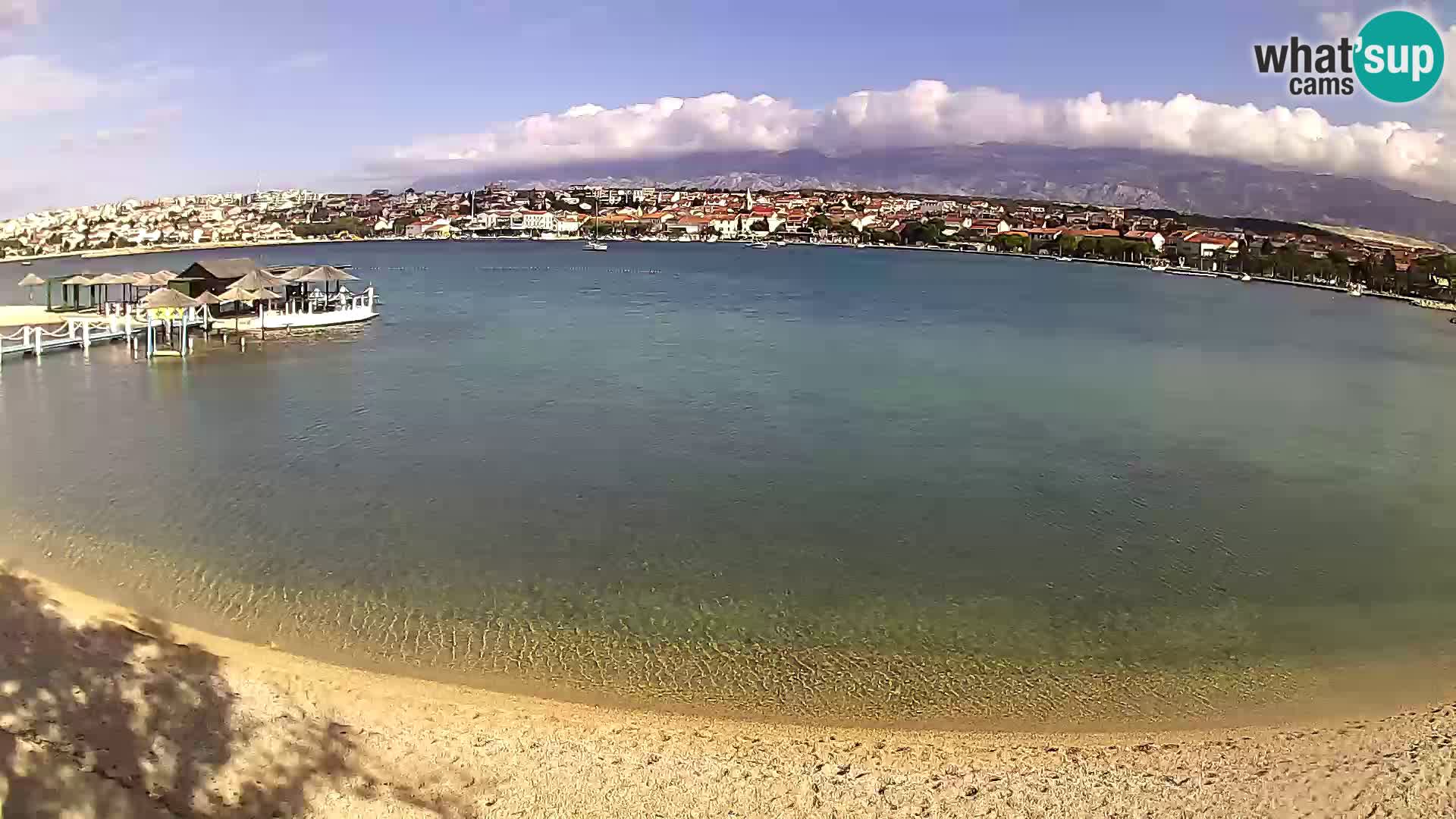 Novalja Kamera v živo – mestna plaža