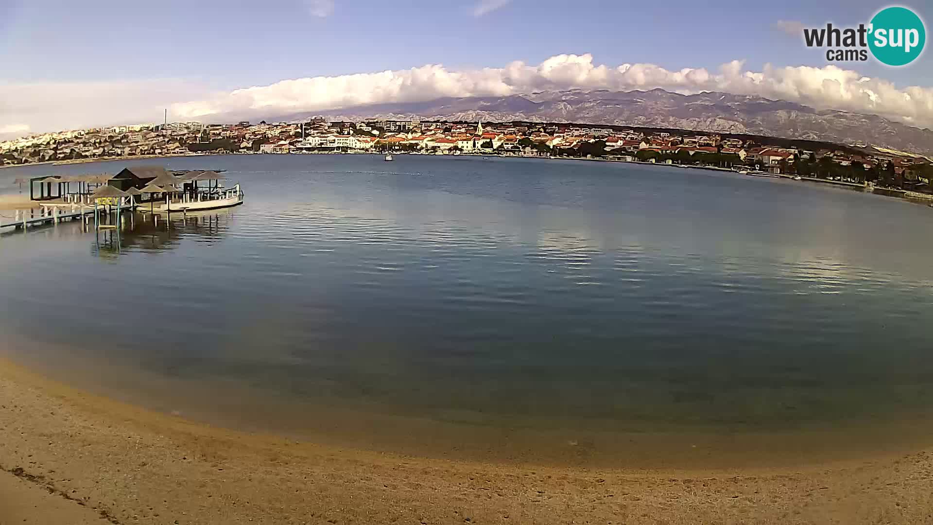 Novalja webcam – spiaggia cittadina