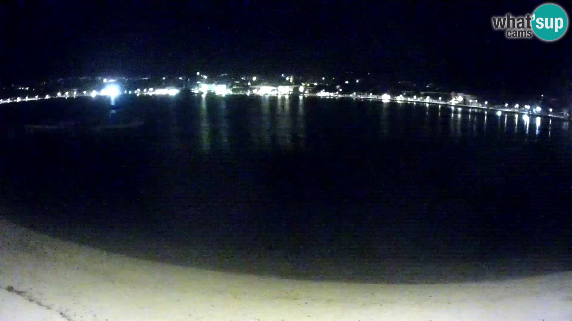 Novalja livecam – plage de la ville