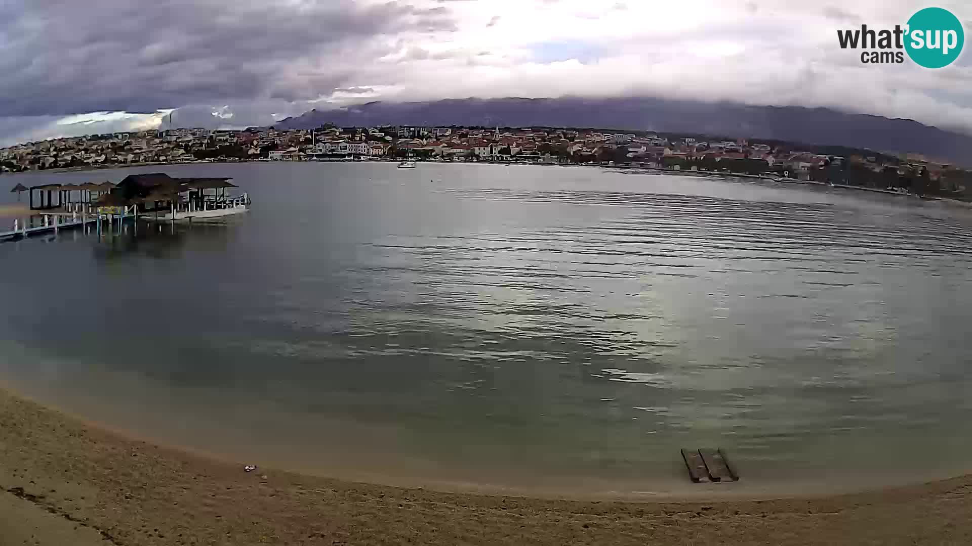 Novalja webcam – spiaggia cittadina