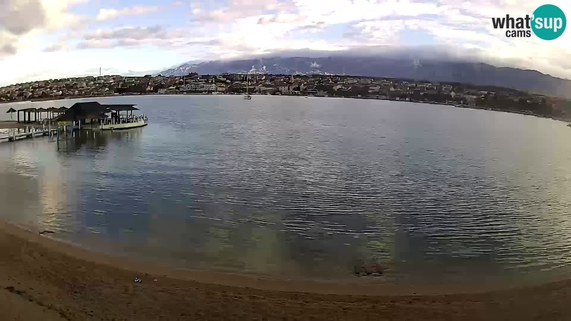 Novalja webcam – spiaggia cittadina