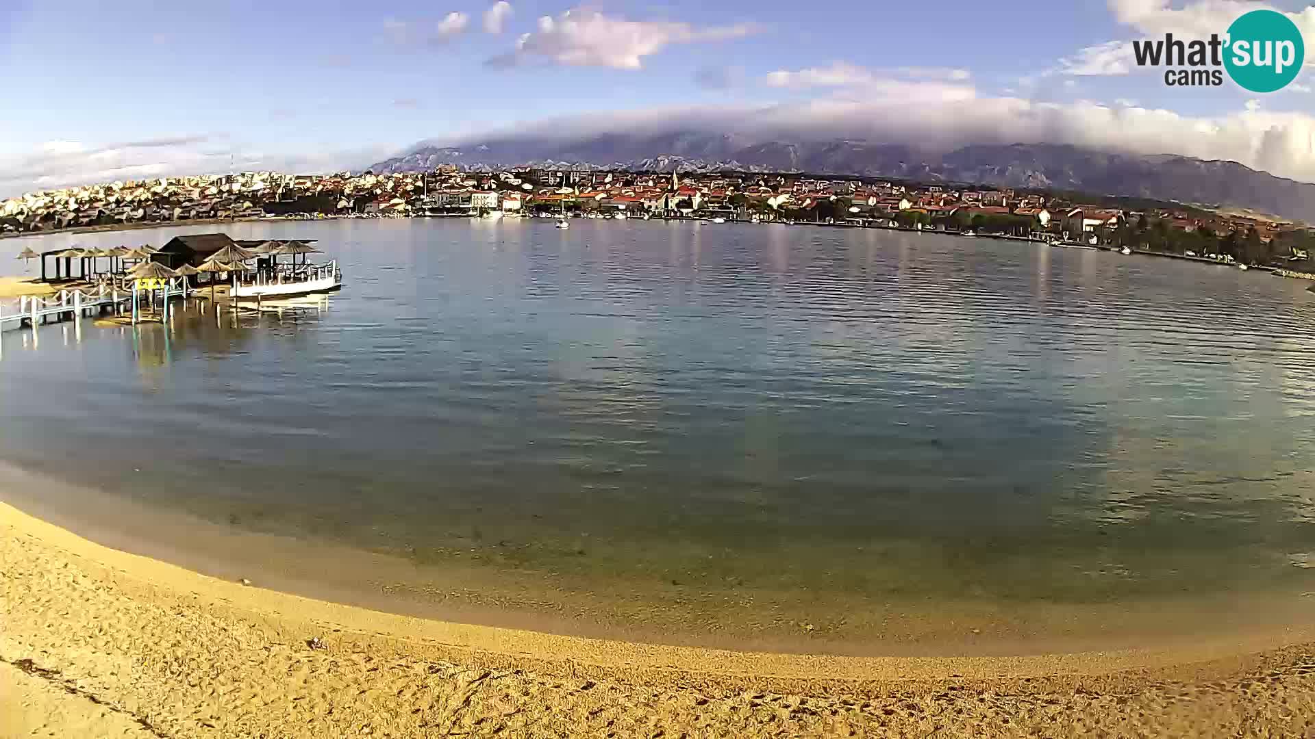 Novalja Kamera v živo – mestna plaža