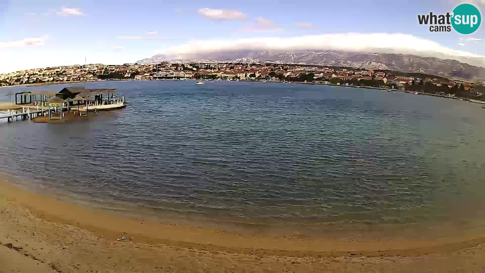 Live webcam Novalja – The Town beach