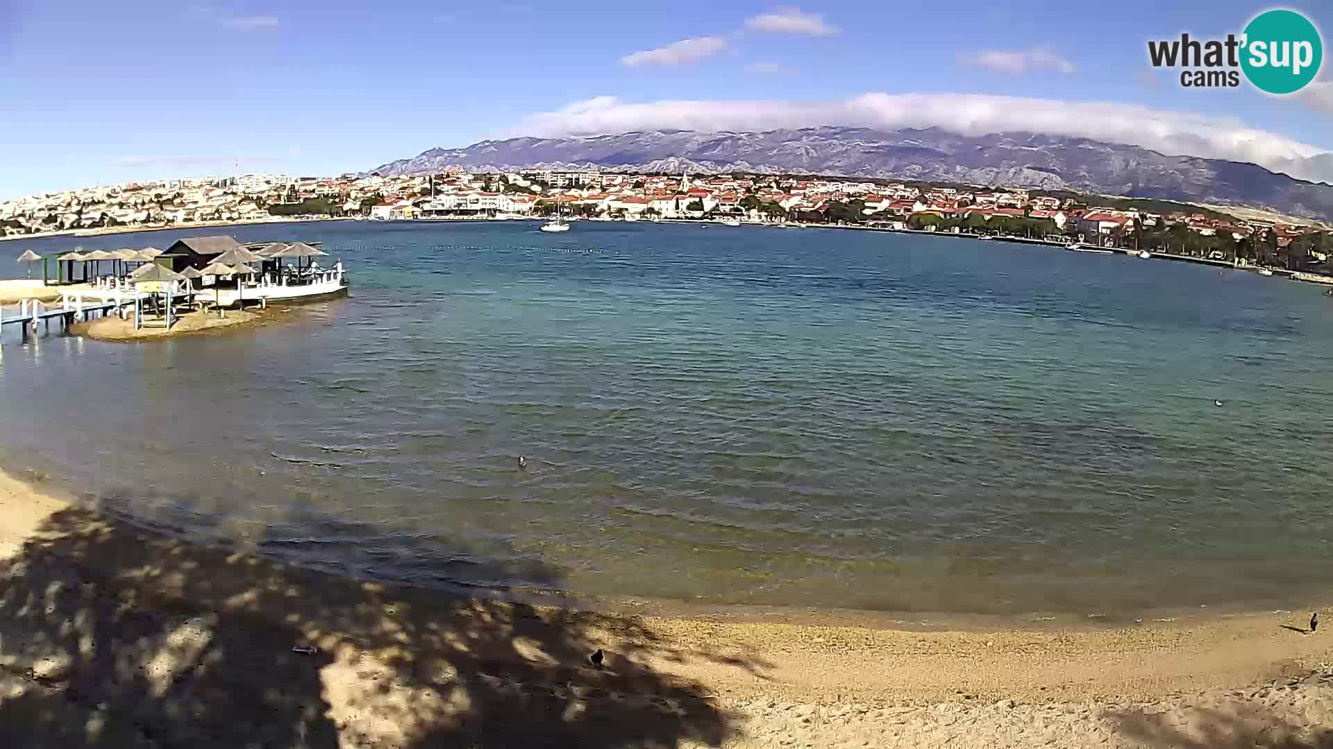 Novalja Kamera v živo – mestna plaža