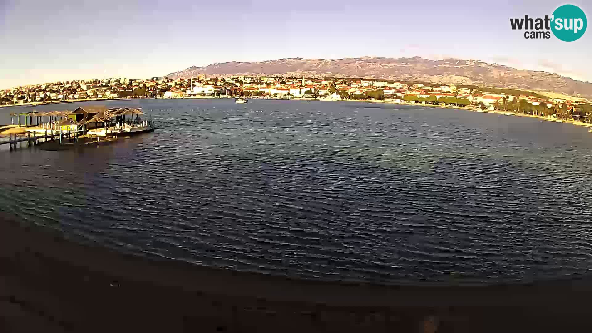 Novalja webcam – spiaggia cittadina