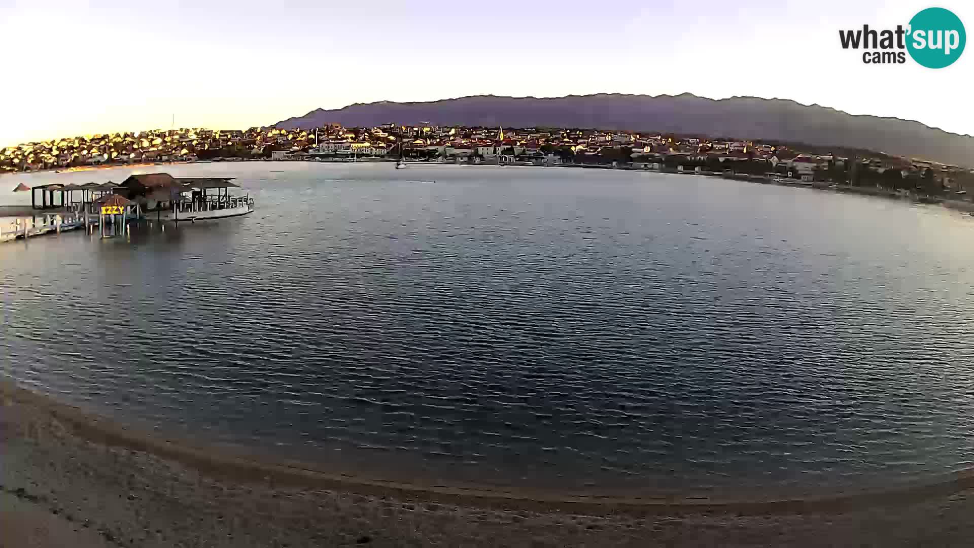 Live webcam Novalja – The Town beach