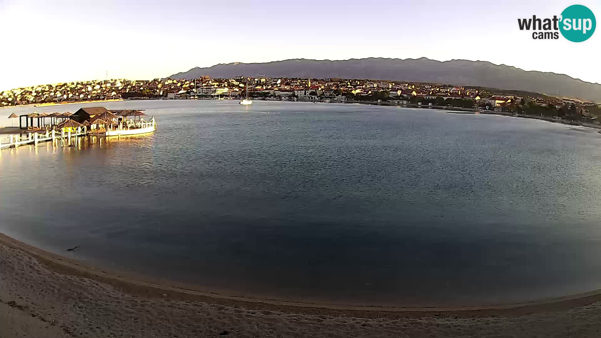 Live webcam Novalja – The Town beach