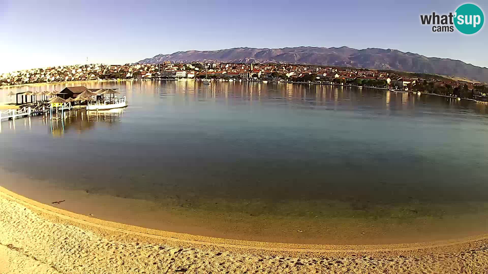Novalja Kamera u živo – gradska plaža