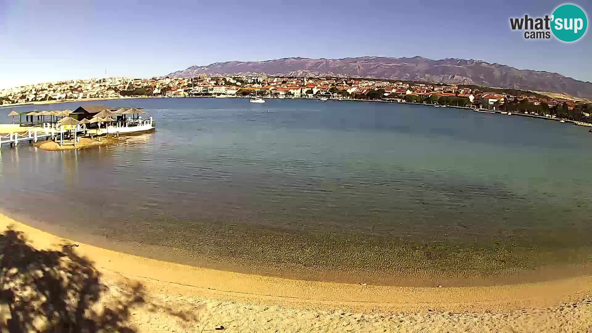 Live webcam Novalja – The Town beach