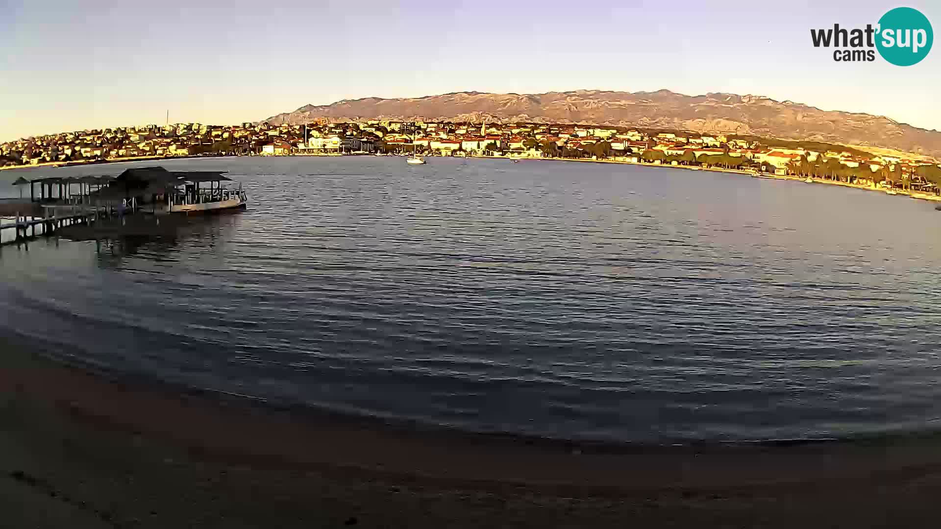 Live webcam Novalja – The Town beach