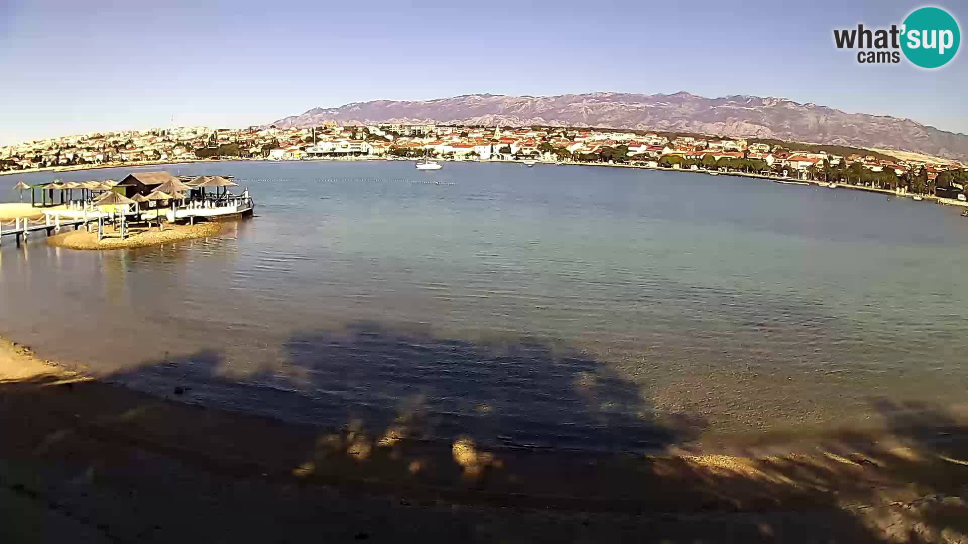 Novalja Kamera u živo – gradska plaža