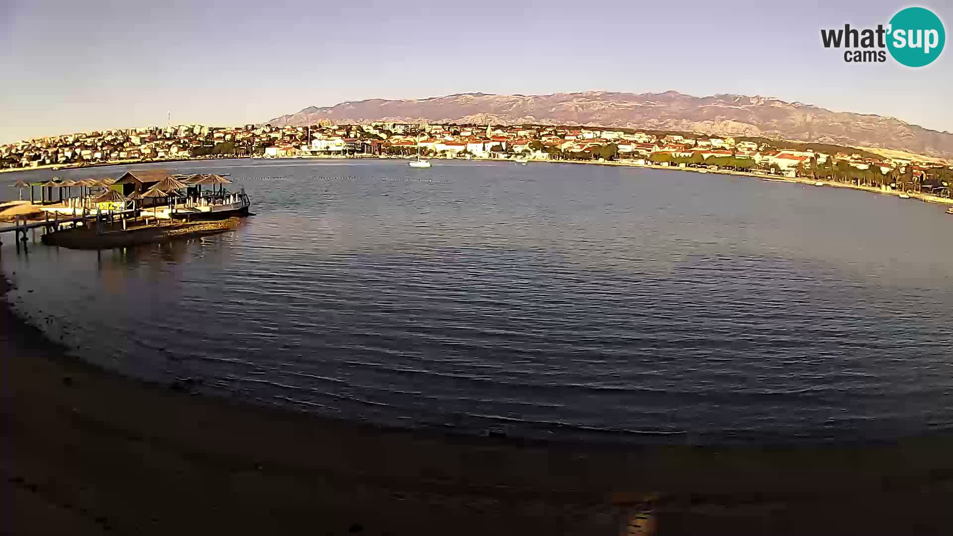 Novalja Kamera u živo – gradska plaža