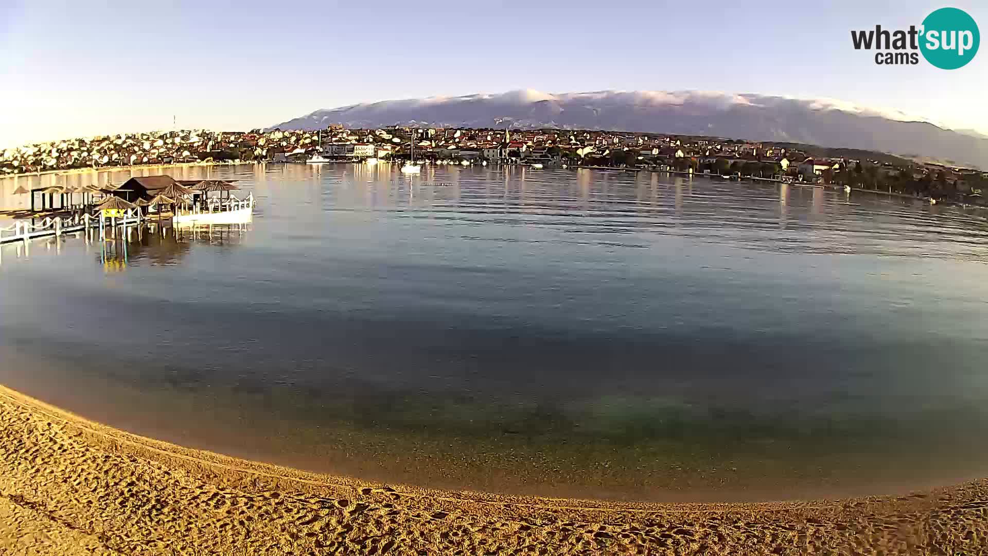 Novalja webcam – spiaggia cittadina