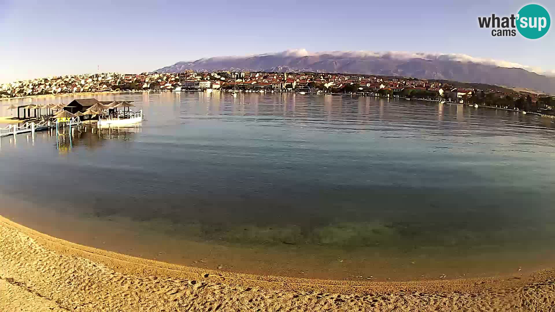 Novalja Kamera u živo – gradska plaža