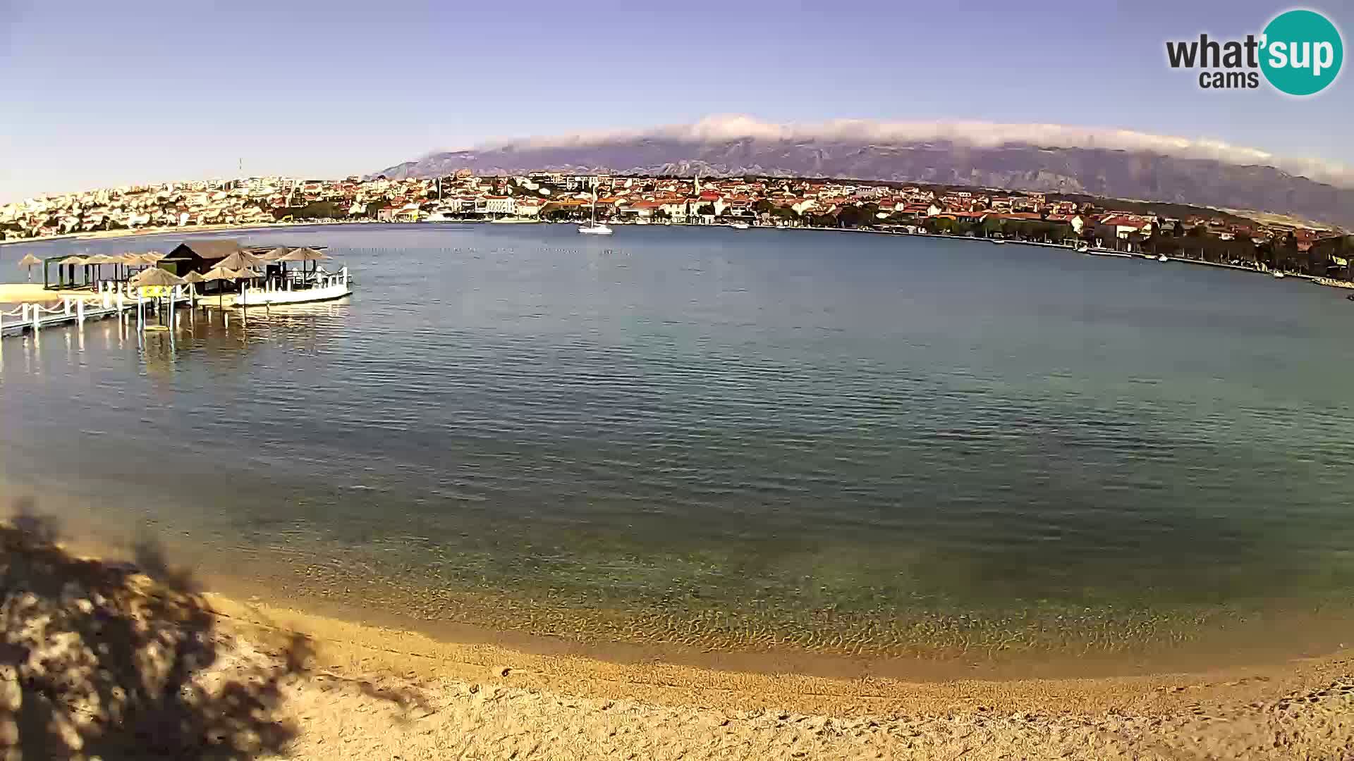 Novalja Kamera v živo – mestna plaža