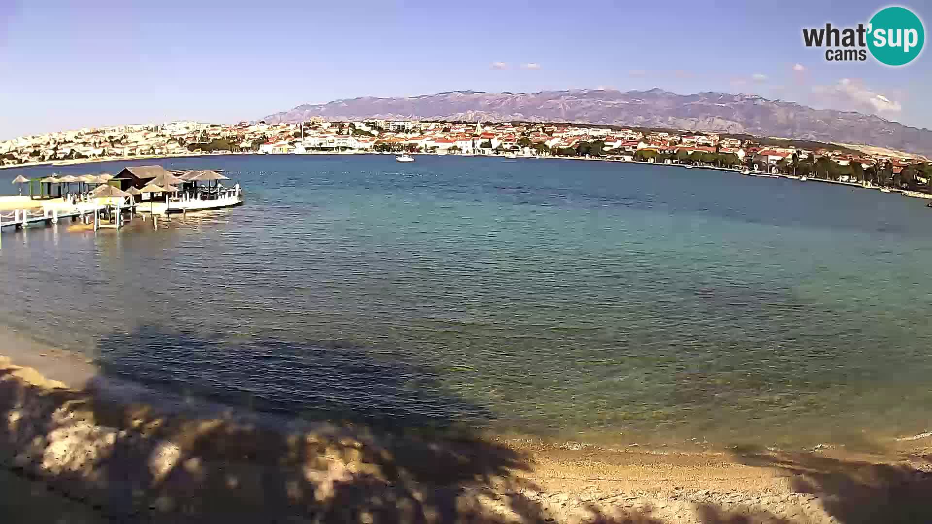 Live webcam Novalja – The Town beach