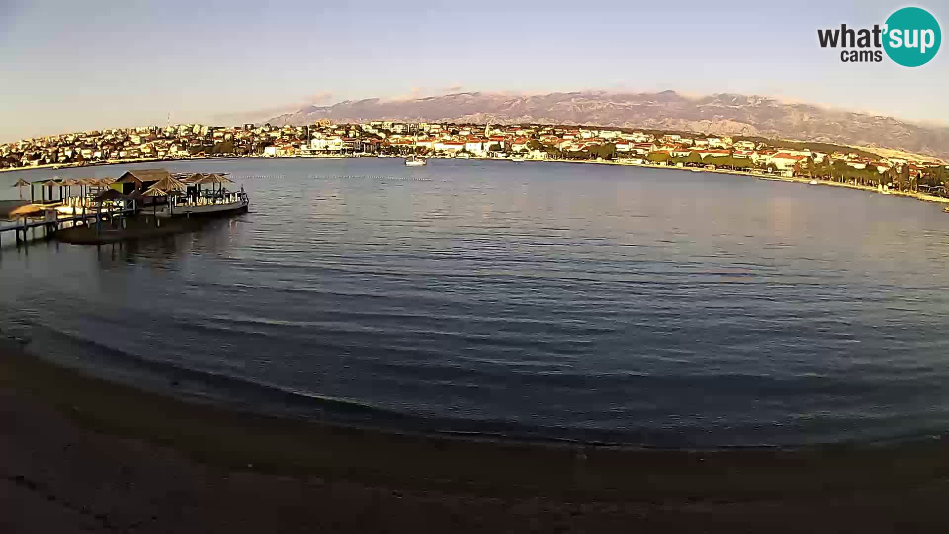 Live webcam Novalja – The Town beach