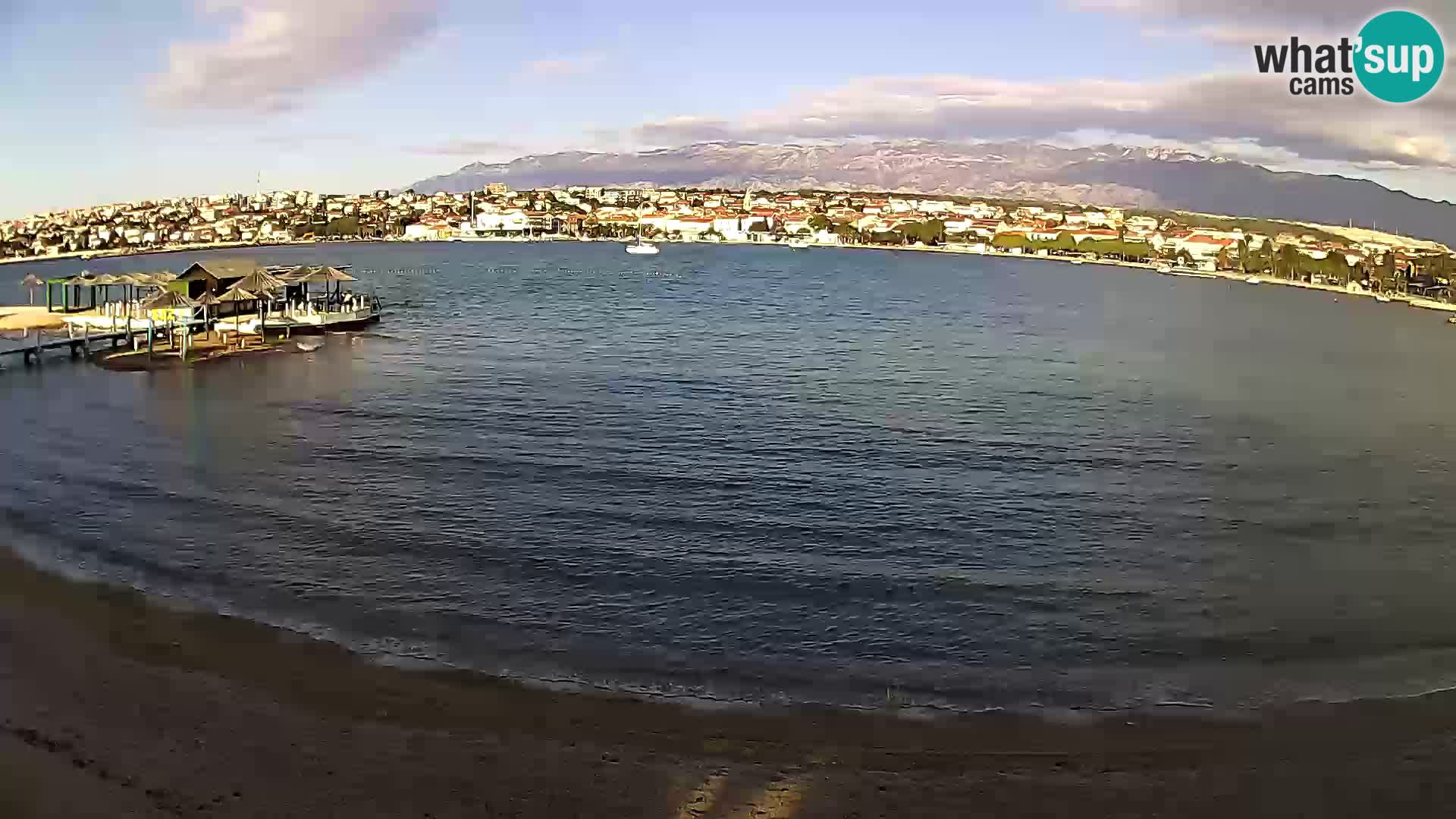 Novalja Kamera v živo – mestna plaža