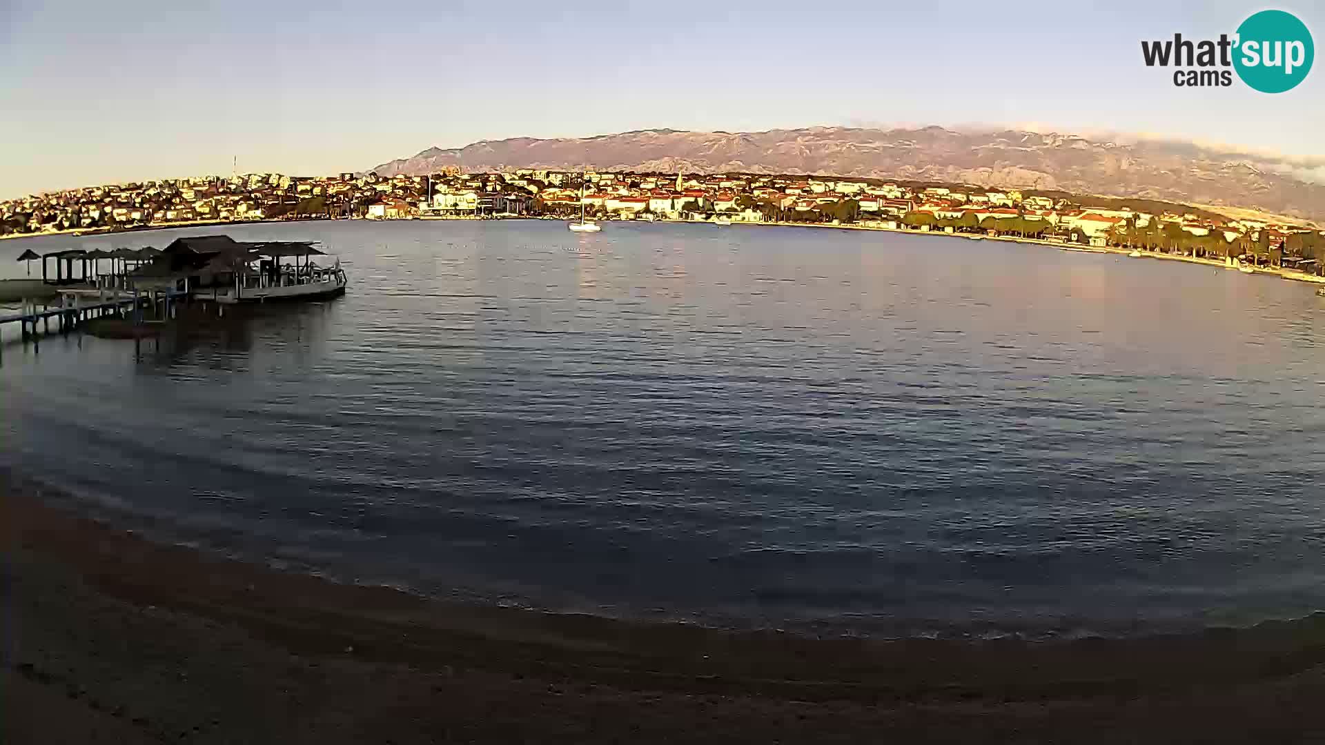 Webcam Novalja – Stadtstrand