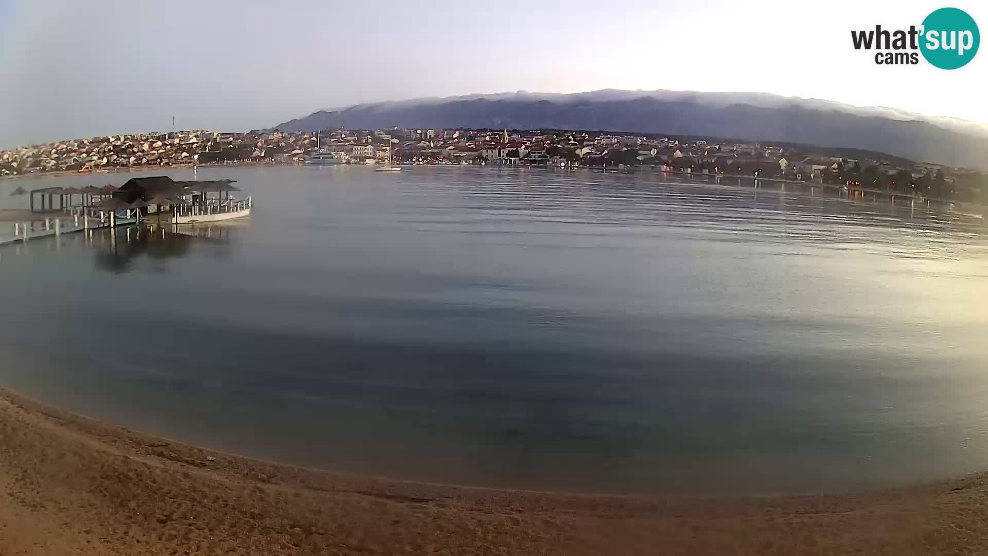 Novalja webcam – spiaggia cittadina