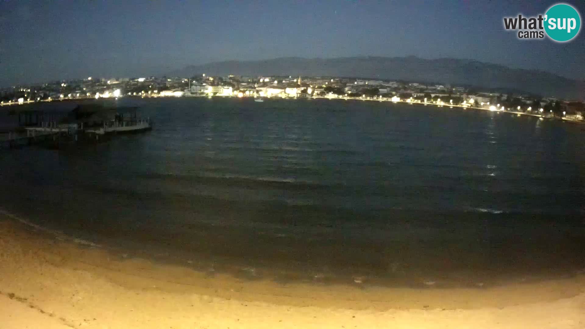 Novalja Kamera v živo – mestna plaža