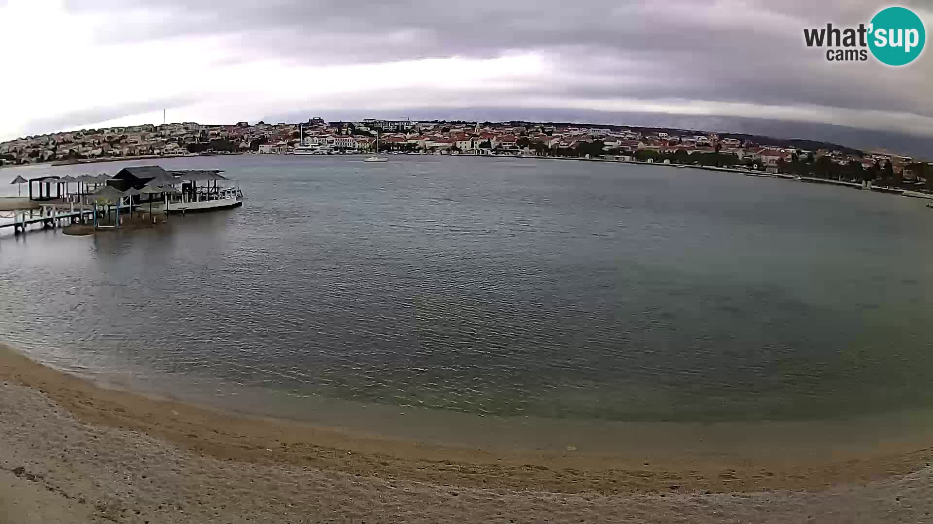 Live webcam Novalja – The Town beach
