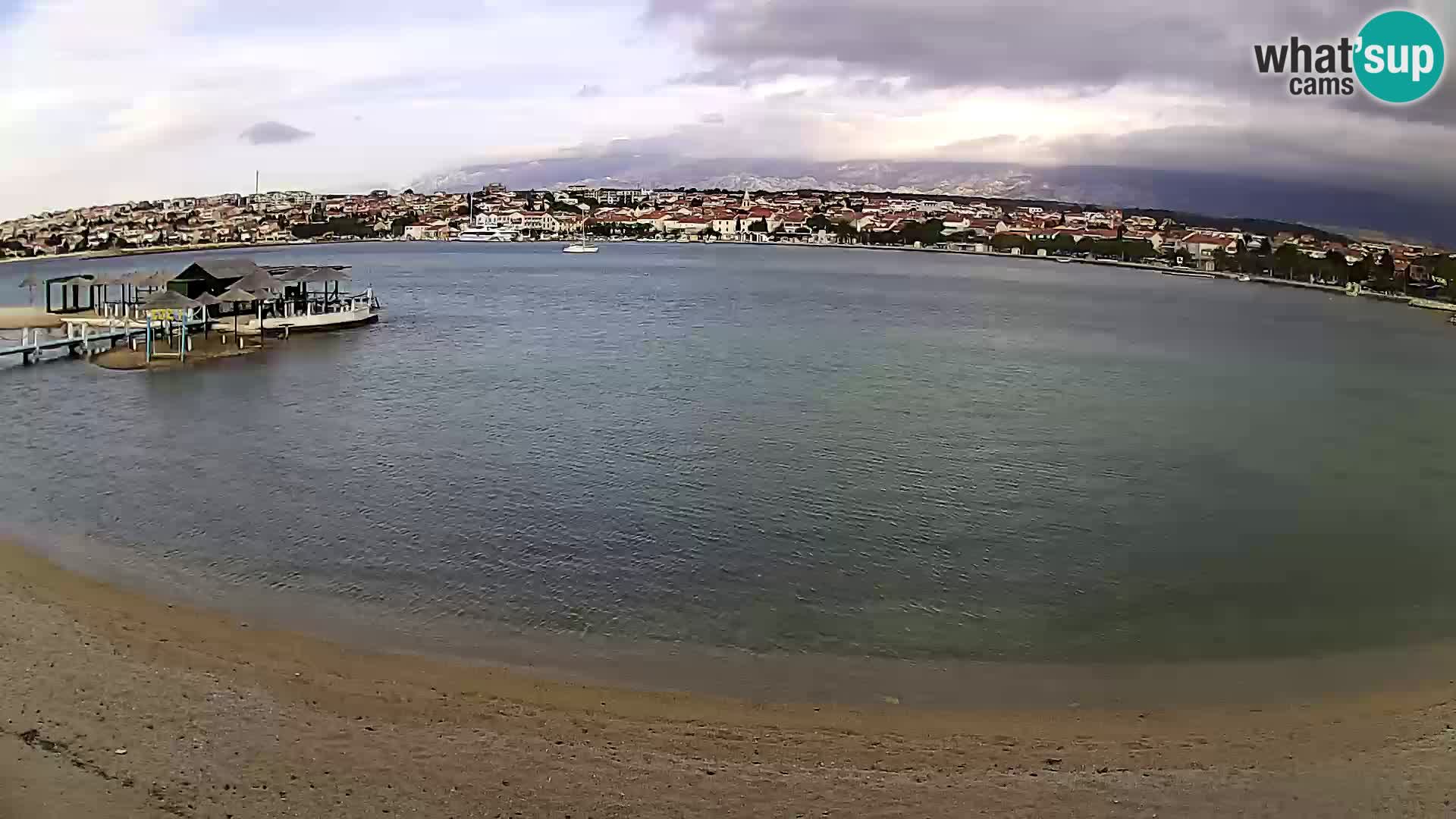 Live webcam Novalja – The Town beach