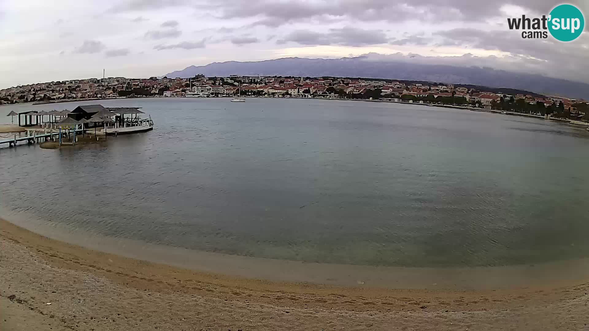 Novalja Kamera v živo – mestna plaža