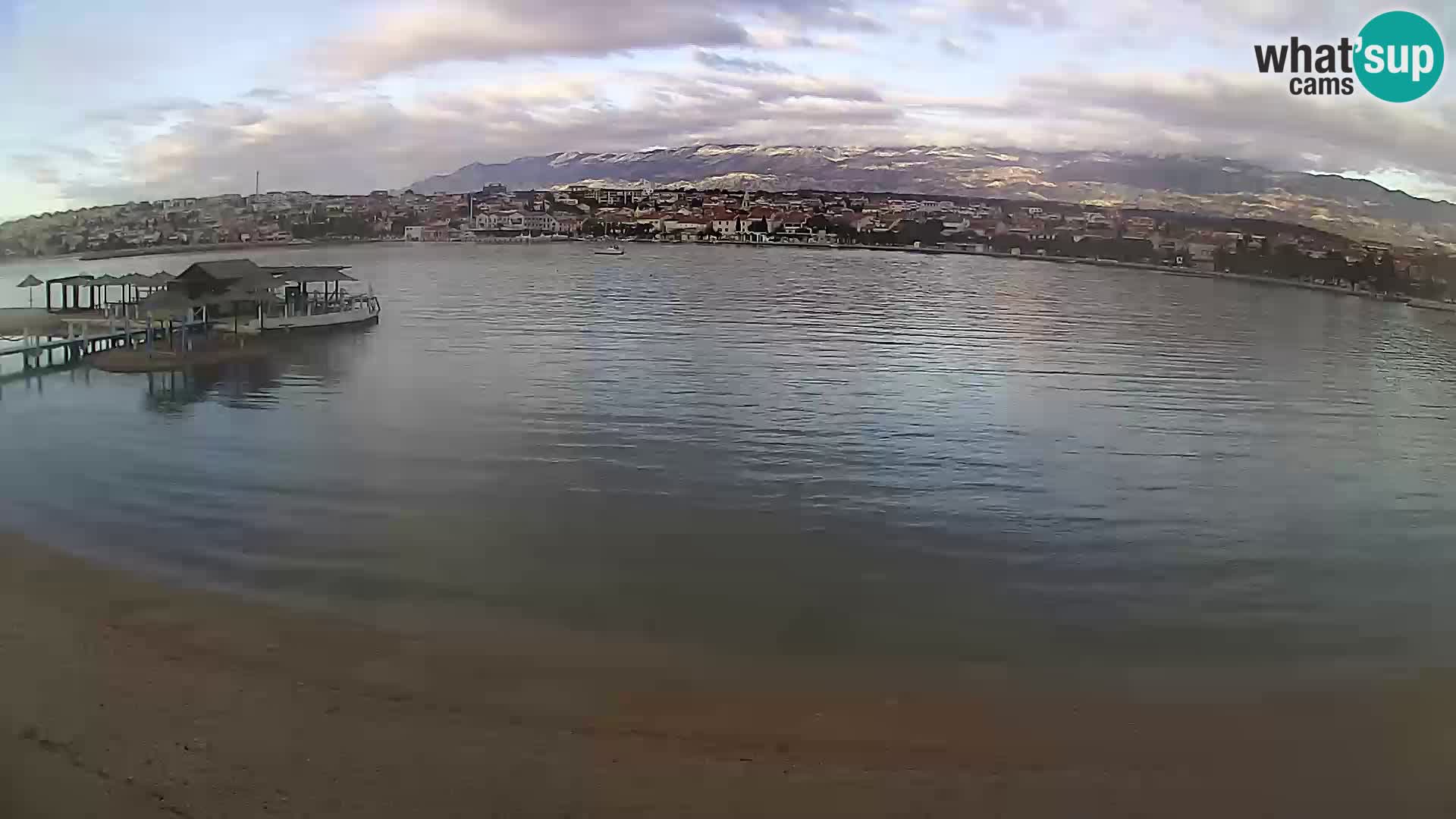 Novalja livecam – plage de la ville