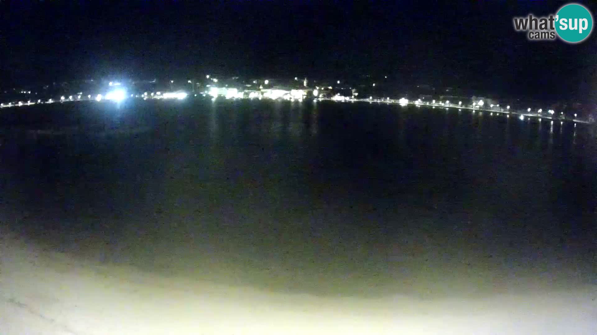 Novalja webcam – spiaggia cittadina