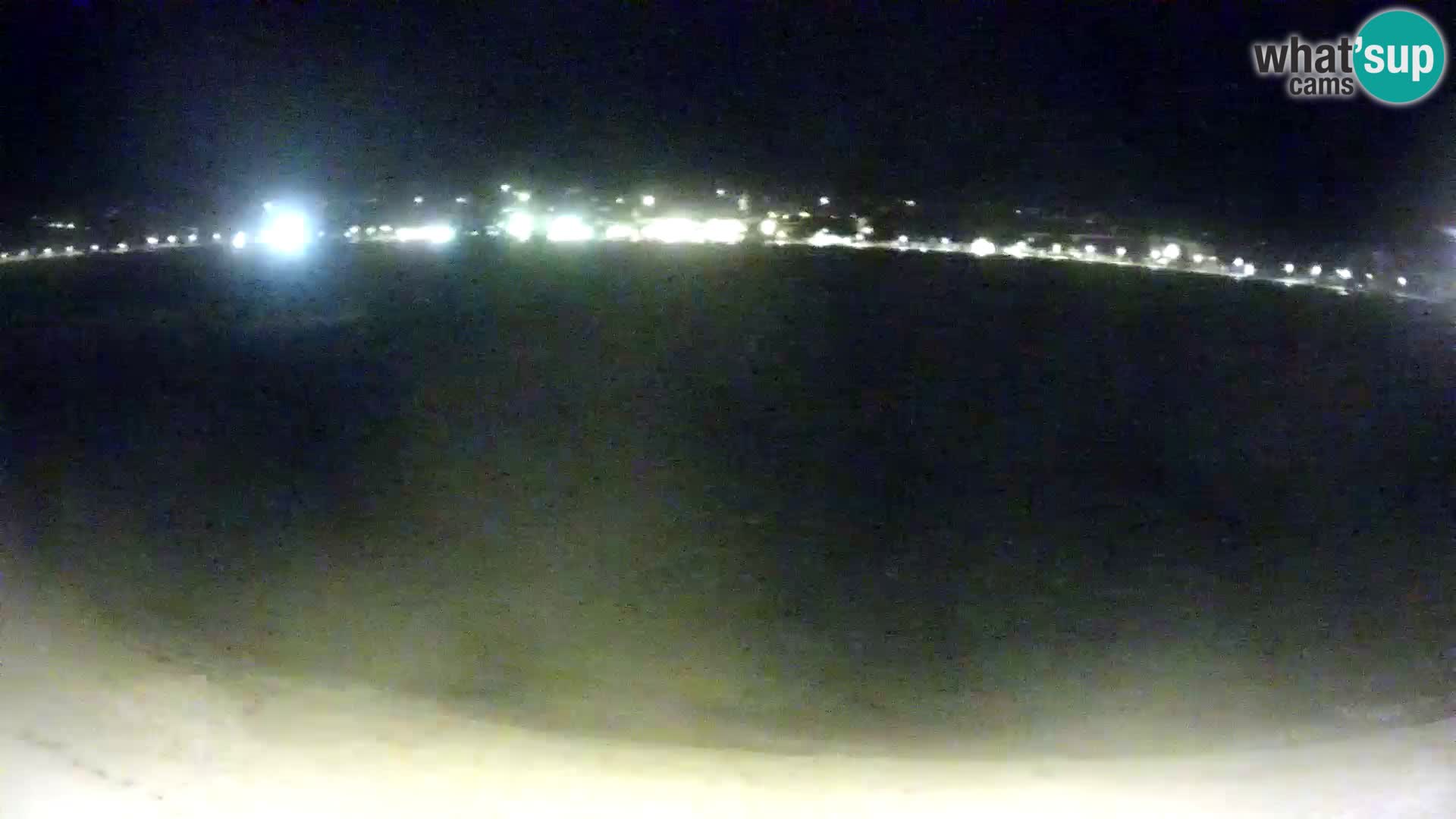 Novalja webcam – spiaggia cittadina