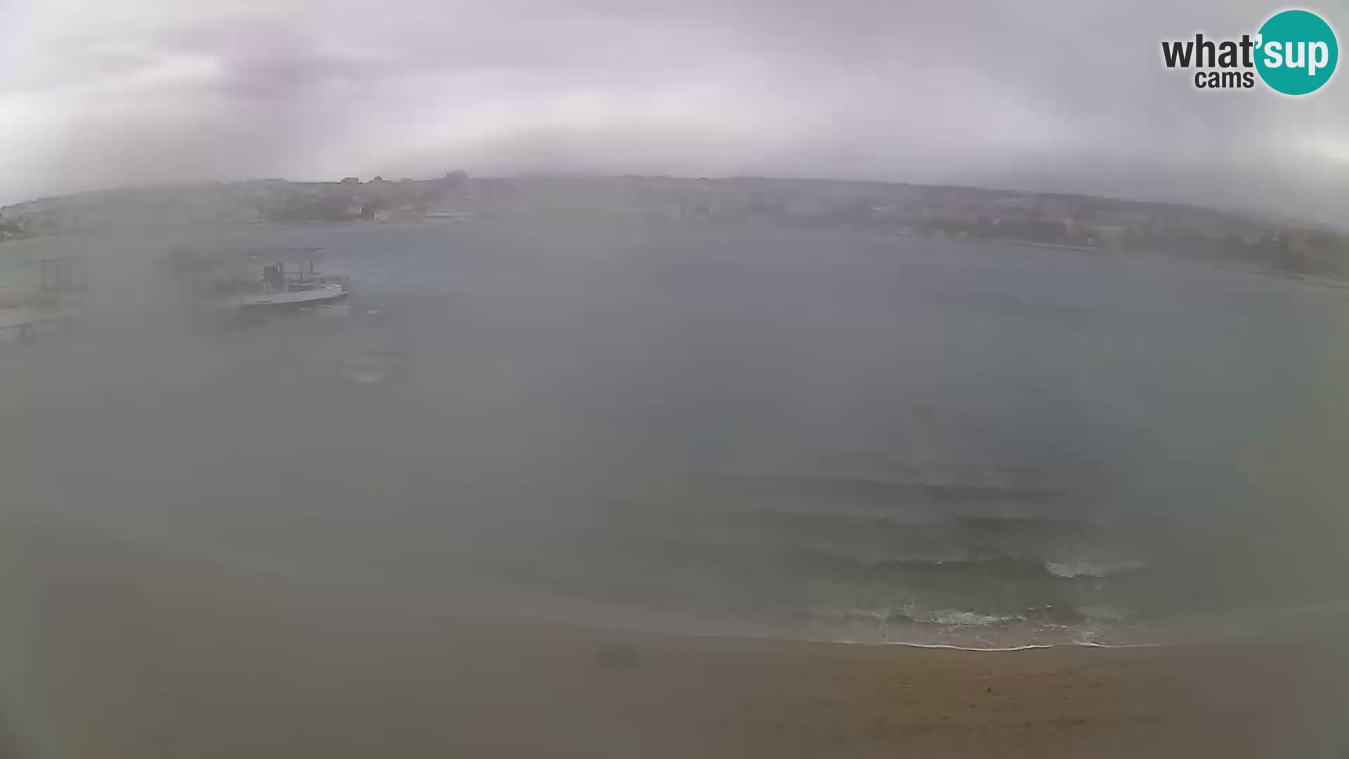 Live webcam Novalja – The Town beach