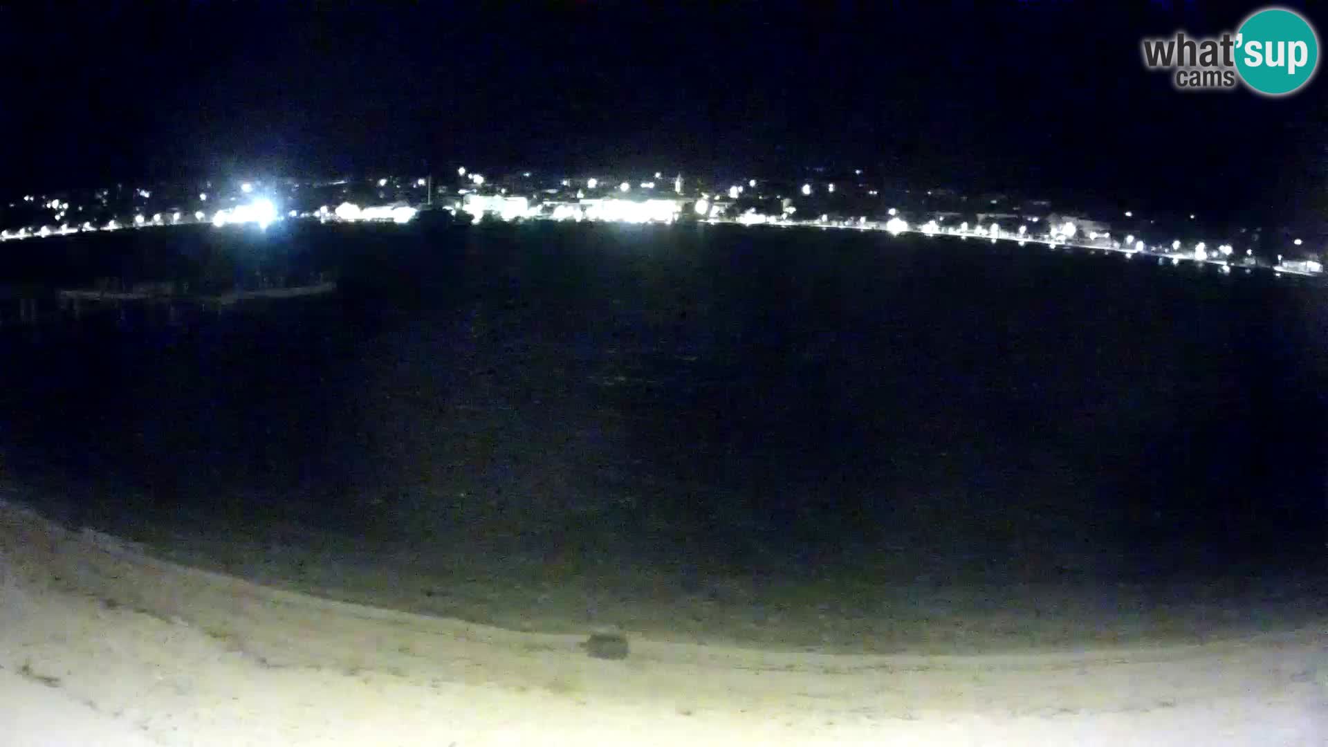 Novalja en vivo – playa de la ciudad