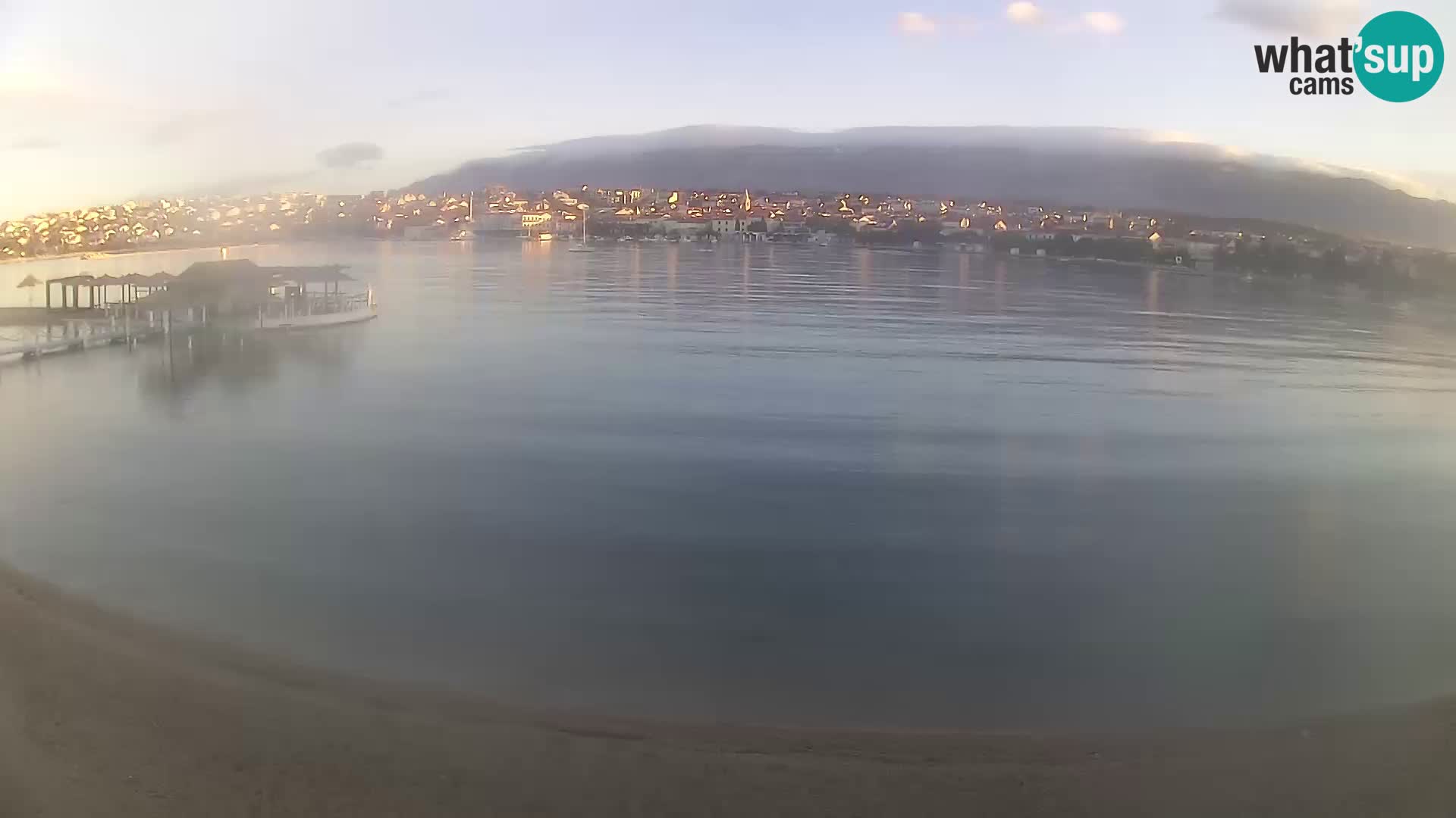 Novalja livecam – plage de la ville