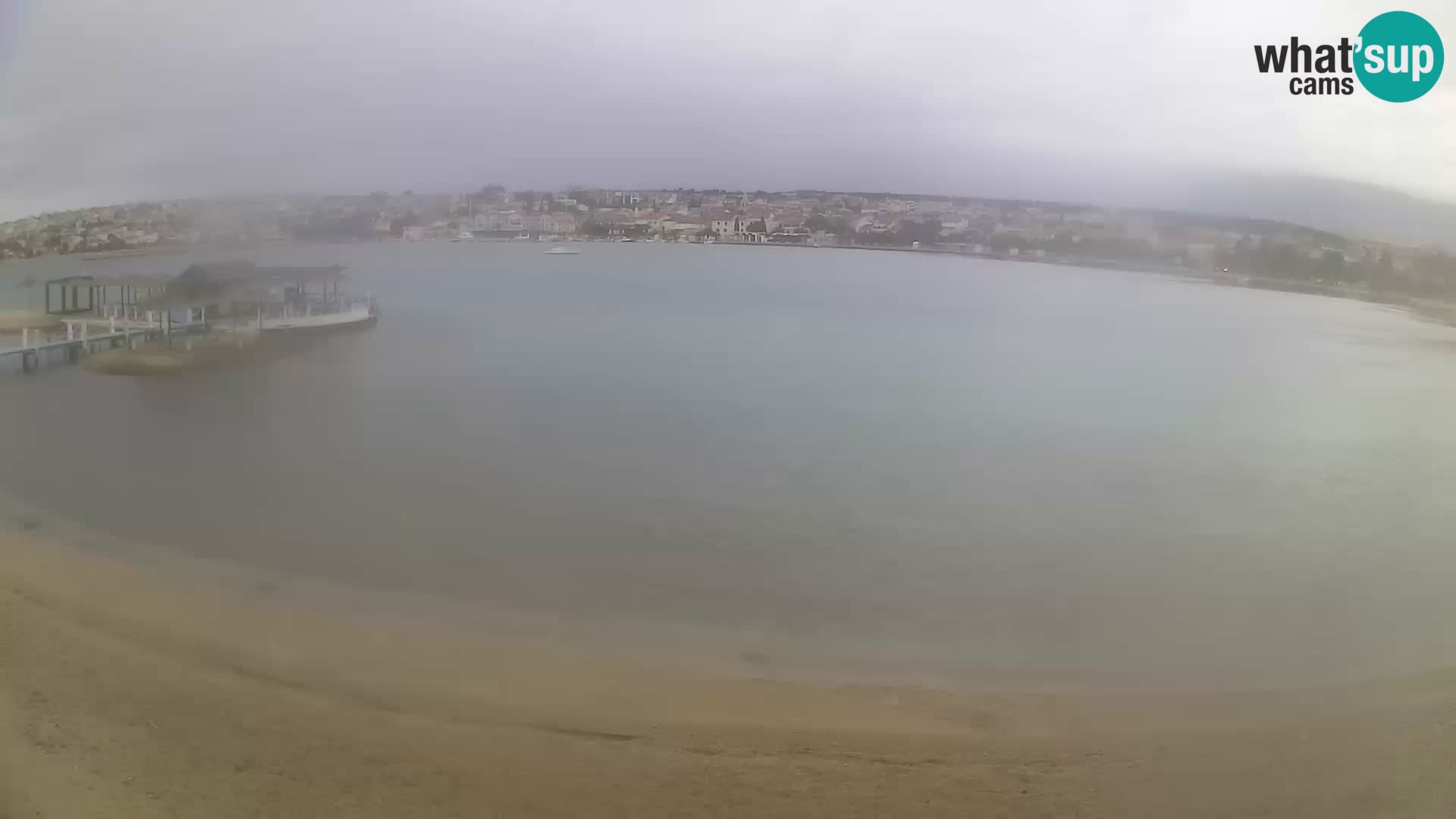 Live webcam Novalja – The Town beach