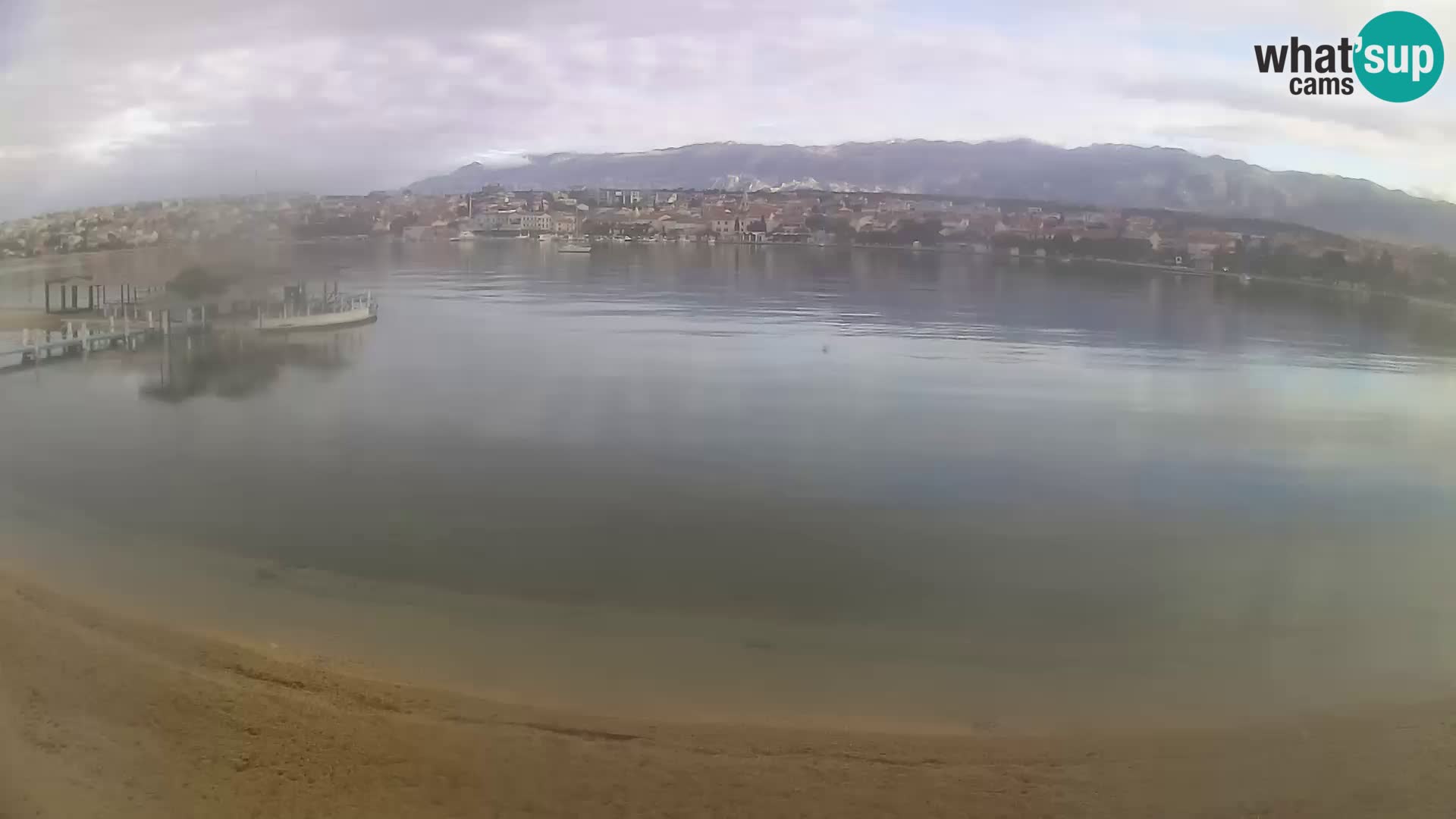 Novalja webcam – spiaggia cittadina