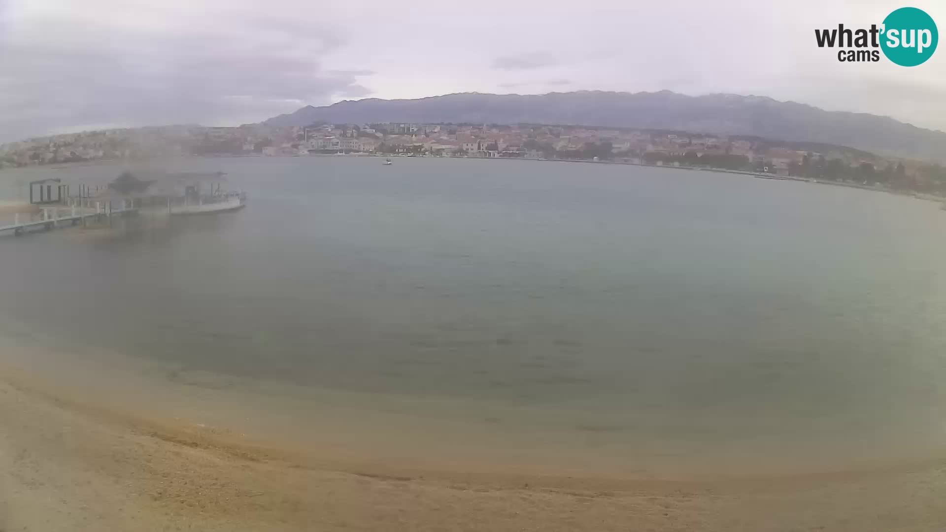 Live webcam Novalja – The Town beach