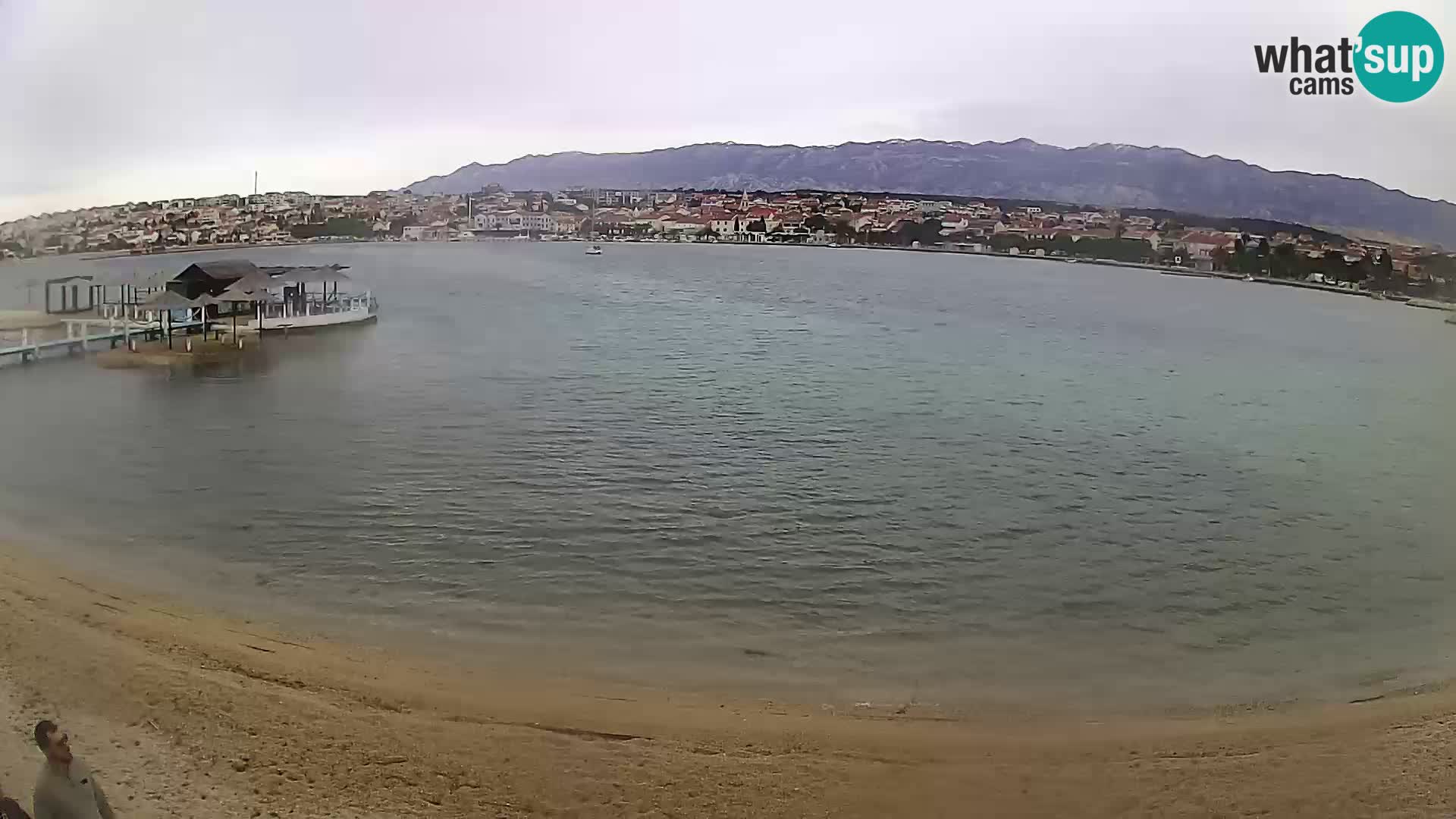 Live webcam Novalja – The Town beach