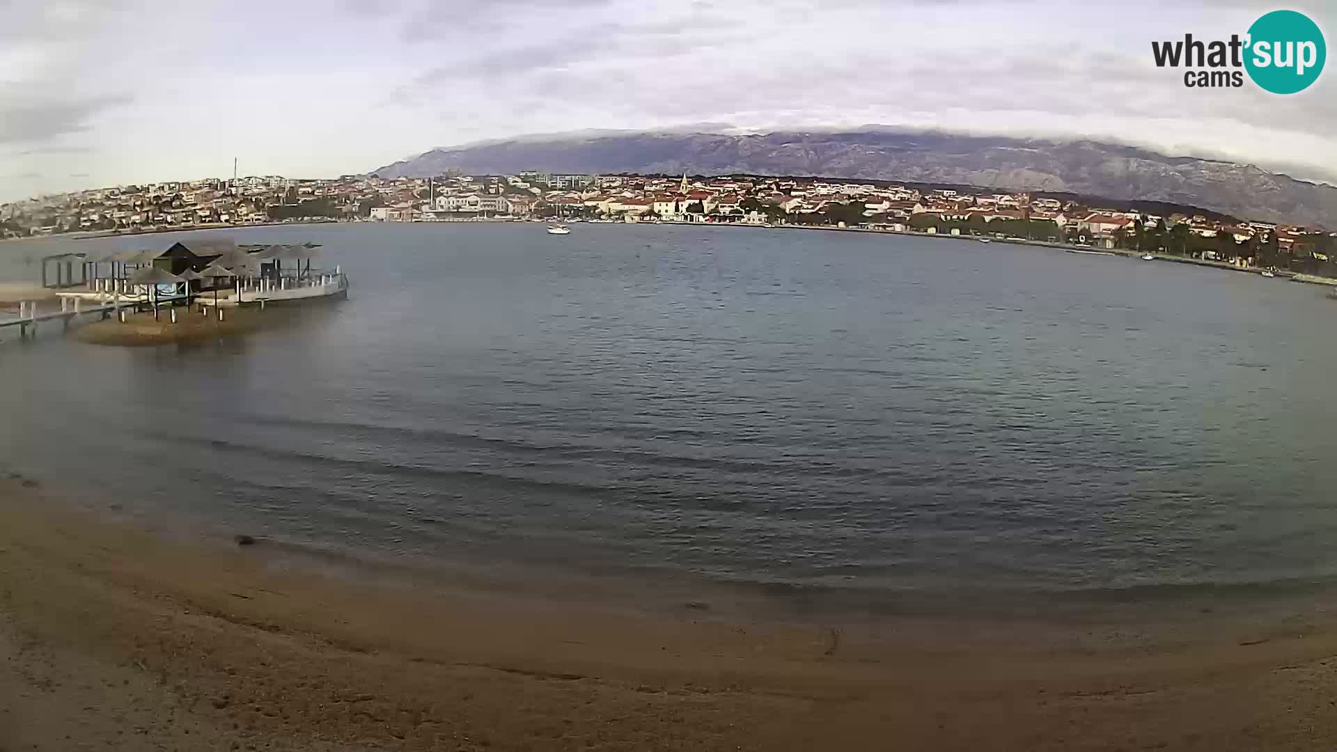 Novalja Kamera u živo – gradska plaža