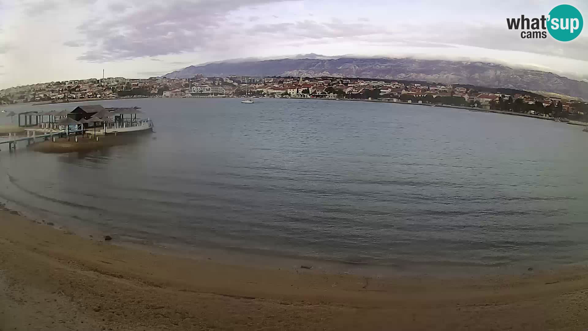 Live webcam Novalja – The Town beach