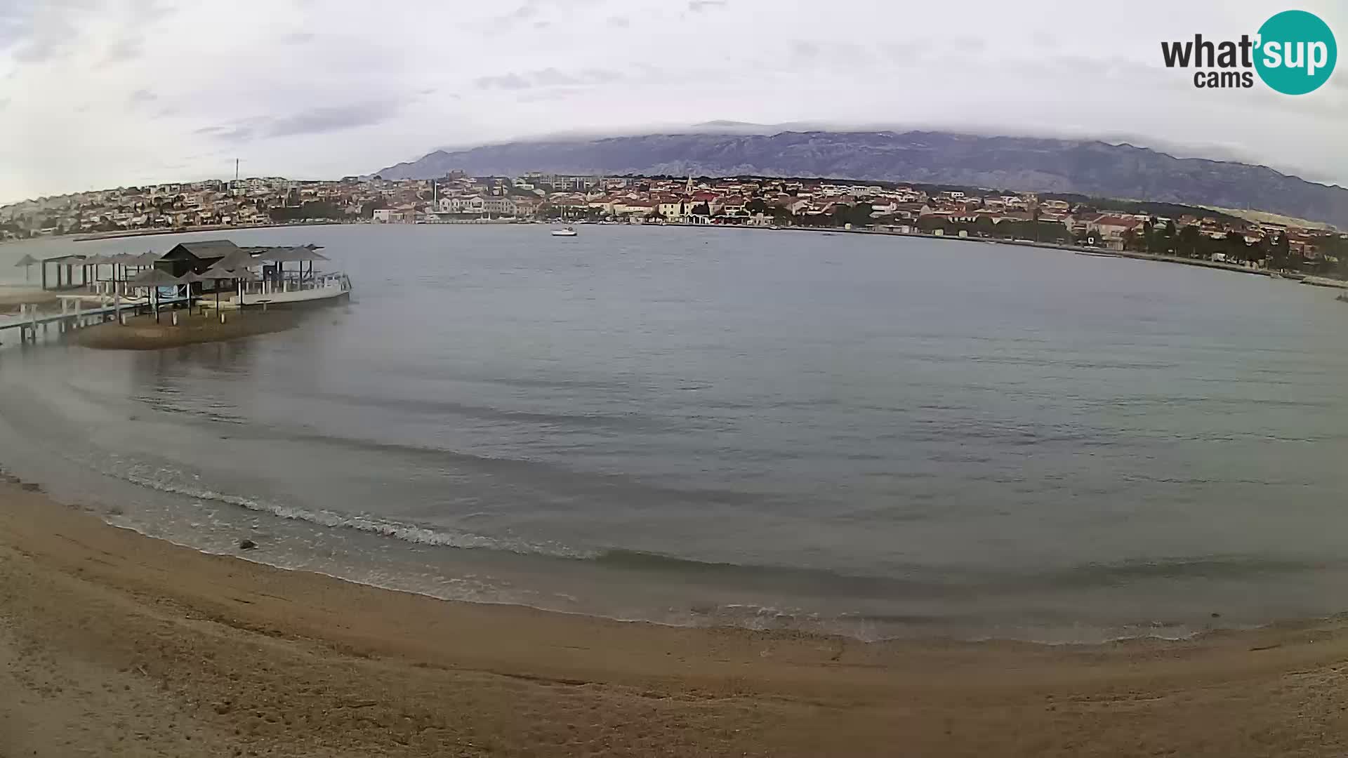 Novalja Kamera v živo – mestna plaža