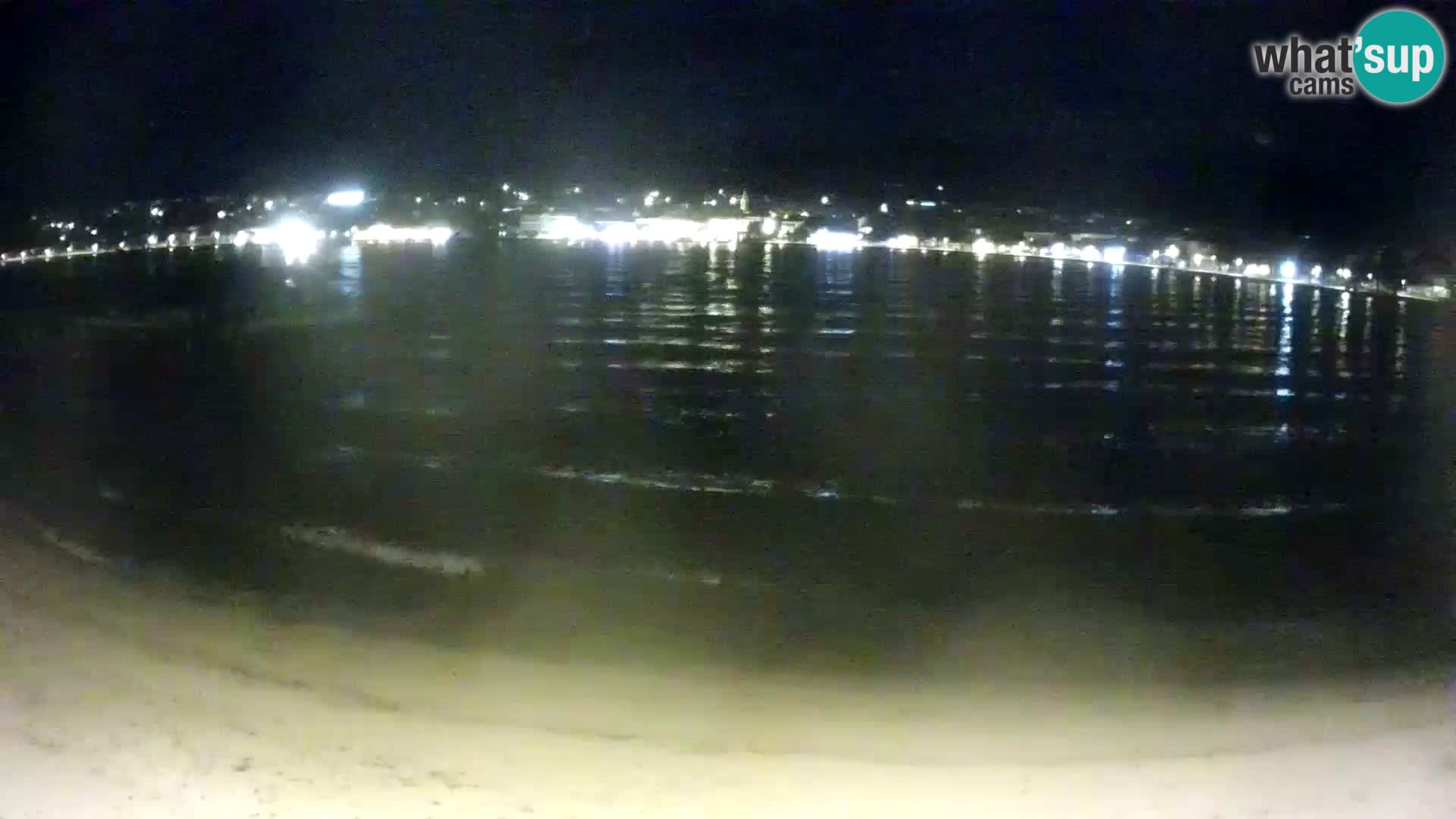 Novalja livecam – plage de la ville